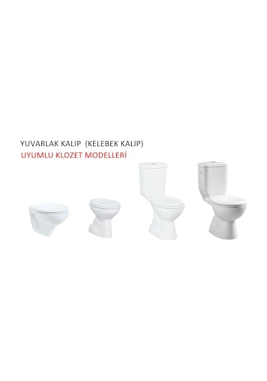 Smart Sessiz Yavaş Kapanır Klozet Kapağı