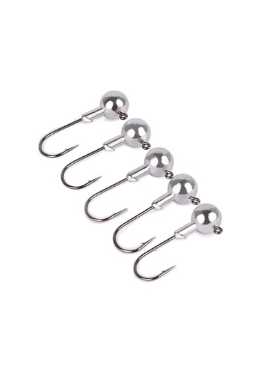 Jeehugo 1g Ağırlıkta Kurşun Uçlu Jig Hook - Yumuşak Yem İçin Olta Aksesuarı 50 Adet