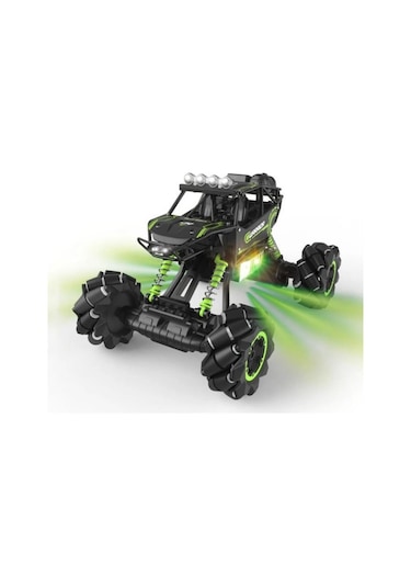 Işıklı Sesli Müzikli Şarjlı Bilek Kumandalı Drift Atan 4x4 Canavar Oyuncak Off-road Aracı Çok Renkli
