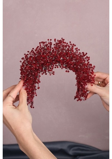 FdayAksesuar Kadın Saç Aksesuarı Bordo FRDY31302