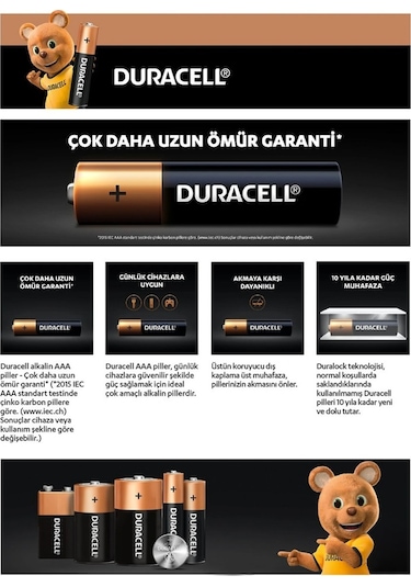 6'lı Aaa İnce Kalem Pil