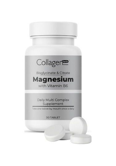 Collagen Forte Platinum Magnezyum With Vitamin B6 30 Tablet