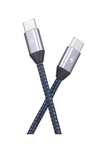 Willowhaven Type-c Tipi 3.1 Çift Uçlu 10gbps Veri Kablosu - Hızlı Şarj Ve Transfer, Gri, 2m