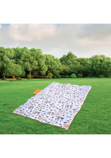 Homyl Piknik Battaniyesi Su Geçirmez Katlanabilir Kamp Yaz 200x200cm Beyaz