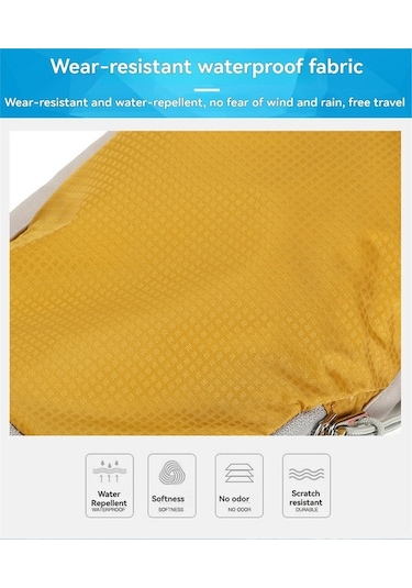 Willowhaven Sarı Çok Fonksiyonlu Dışarıda Spor Sırt Çantası: Işık Yansıtan, Su Bladder Uyumlu, Hafif Bisiklet Ve Maraton Çantası Sarı