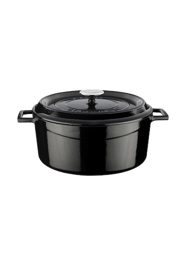 Lava Döküm Yuvarlak Tencere Trendy Çap 28Cm