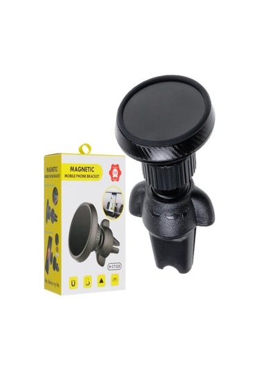 Araç İçi Telefon Tutucu, Havalandırma Klipsli, Manyetik, 360 Dönebilen, Güçlü Sabitleme