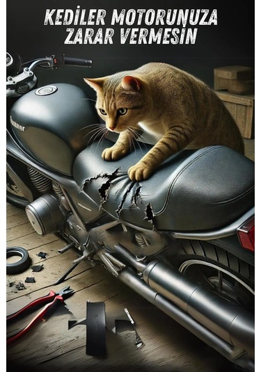 Motosiklet Brandası 4 Mevsim Milflon Suya Ve Rüzgara Dayanıklı Premium Kalite Motor Branda Xl Beden