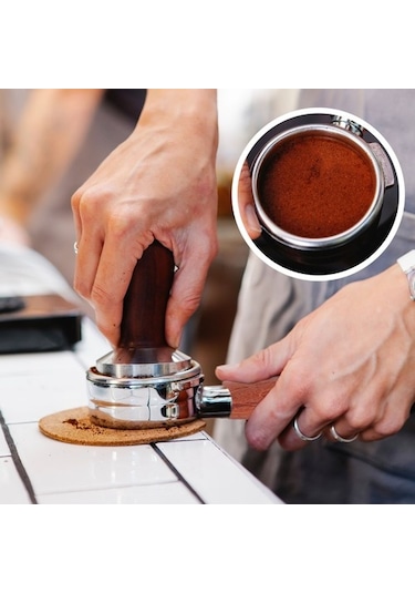 Metabagua Barista Serisi Ve Espresso Makineleri Için Dipsiz Portafilter 54mm, Filtre Sepetli Portafiltre 7klm2u Gümüş