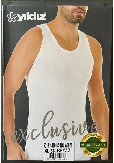 3'lü Yıldız %100 Bambu Exclusive Erkek Atlet 001