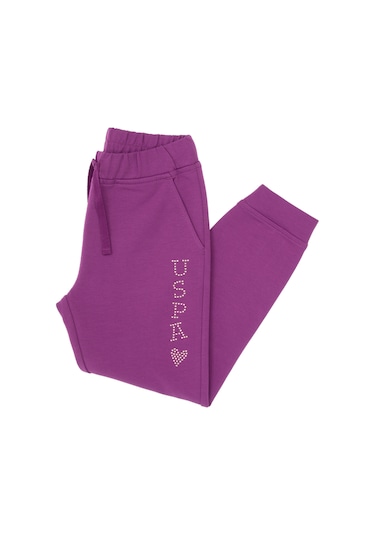 U.s. Polo Assn. Kız Çocuk Menekşe Eşofman Altı 50317895-vr037 Menekse