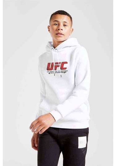 Ufc Ultimate Fighting Championship Logobaskılı Unisex Çocuk Kapü