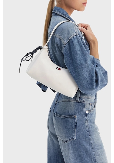 Tommy Jeans Bayan Çanta Aw0aw18458 Ybl Beyaz