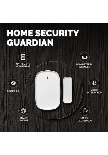 Maiyame Tuya Zigbee Akıllı Pencere/kapı Sensörü - Uzak Denetimli Açma-kapama Durumu Tespiti Ve Alarm Gönderimi