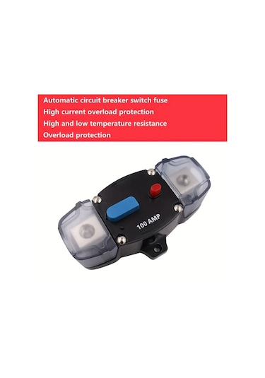 Oldfriend 80a Otomatik Devre Kesici 12-48v Agu Tipi Stereo Amplifikatör 4ga Sigorta Tutucu