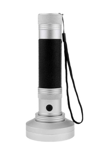 Createtech Uv Ultraviyole Suntek Led Işık Gümüş Feneri El Blacklight 395nm 100 Cq Gümüş
