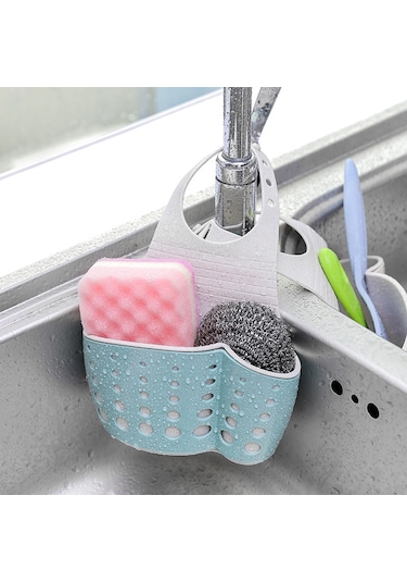 Tenfowee Küçük Buğday Desenli Çift Katlı Su Tüpü Sıvıakışlı Organizer - Ev Fırıncı Mutfak Sünger Depolama Rakımı Kuzey Avrupa Yeşili Diğer