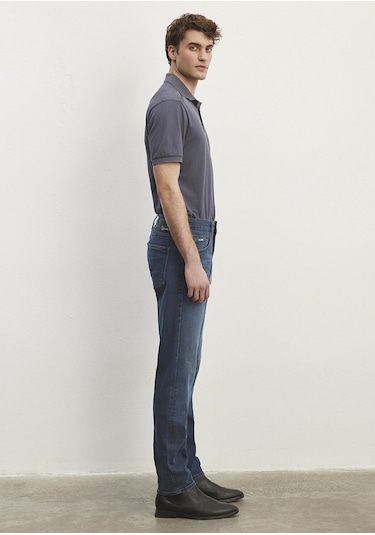 Mavi - Jake Lux Black Vintage Indıgo Mavi Jean Pantolon 0042286546 Koyu Mavi