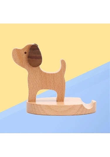 Moly Çift Yuva Ahşap Telefon Tutucu, Dekoratif Tasarım, Pratik Ve Estetik Diğer