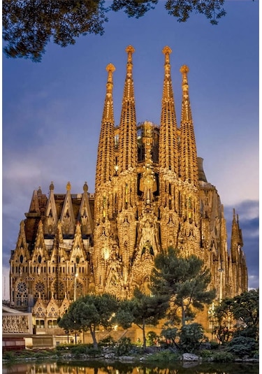 Educa Puzzle 1000 Parça Sagrada Famılıa 17097