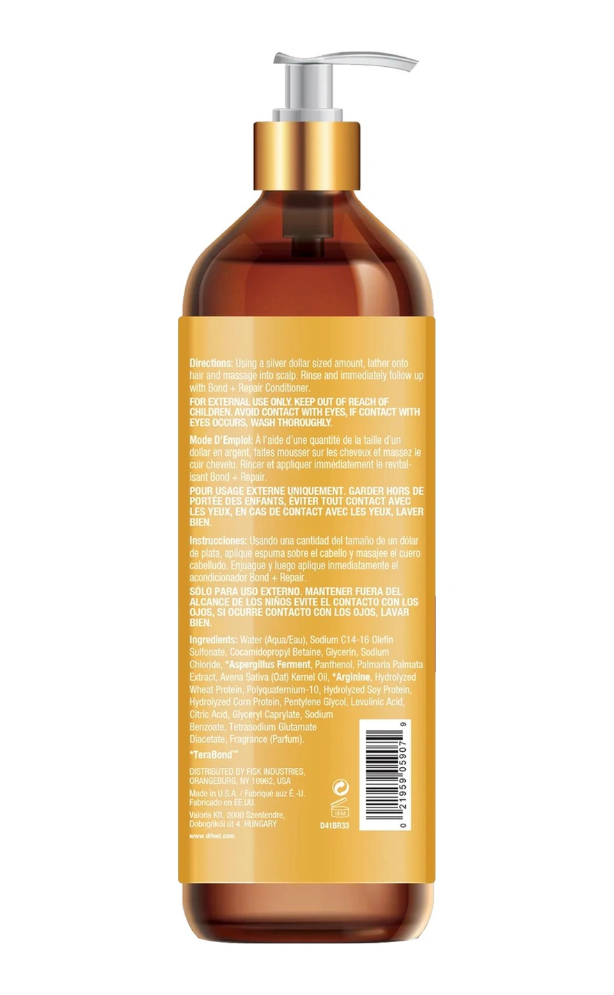 Difeel Bond + Repair Onarıcı Sülfatsız Şampuan 1000ml Tüm Saçlar