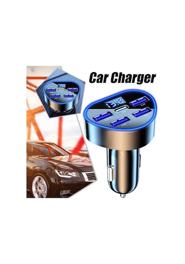 66w Araba Pd Qc3.0 5 Portlu Hızlı Şarj Adaptörü İphone Abd A-cn