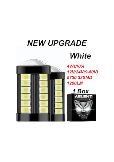 2x 1156 Ba15s P21w 1157 P21/5w Bay15d Bau15s Py21w T20 7443 7440 3157 Led Araba 33smd Plus White 1156 Bau15s Py21w 1 Piece Set