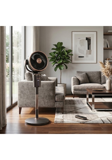 Cata Ct 3040 Turbolu 60w Ayaklı Vantilatör Bakır Motor Sesli Komutlu 8"