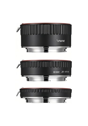 Yaozixa Canon Eos Makro Fotoğraf İçin Otomatik Odaklama 13mm+21mm+31mm Uzatma Tüp Seti - Ef/ef-s Lens Uyumlu, Altın Kaplı Kontaklar