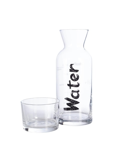 Mudo Home Water Başucu Sürahisi 700ml Siyah