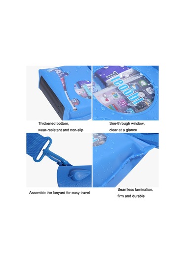 Tteoobl Tek Omuzlu Çapraz Askılı Drifting Dalış Çantası Su Geçirmez Çeşitli Eşya Saklama Çantası, Beden: Büyük Siyah Çok Renkli