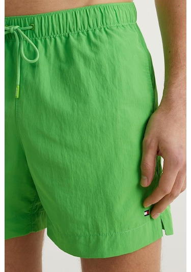Tommy Hilfiger Classics Men's Swimming Reguler Fit Shorts Erkek Deniz Şortu Yeşil