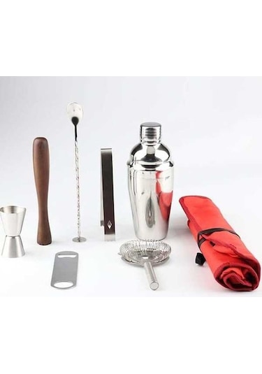 Pazly Bez Çantalı 8 Arada Paslanmaz Şarap Kokteyli Çalkalayıcı 350ml