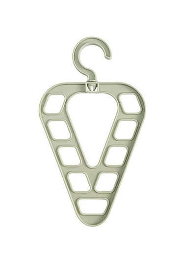 Yeşil 9 Delik Sihirli Elbise Askısı Dolap Organizatör Kurutma Rafı Çok Fonksiyonlu Gardırop Eşarp Depolama Askı Uzay Tasarrufu Yeşil