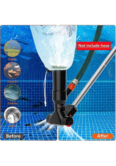 Ranyeek "yer Üstü Havuzu İçin 48'lik Ayarlanabilir Vakumlu Temizleyici - Güçlü Alüminyum Çubuk Ve Kilit Tasarımı"