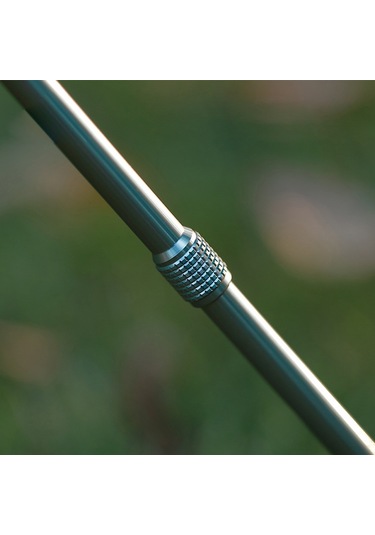 Neevoyu Kamp Ocağı Uzatma Çubuğu - 3 Adet Alüminyum Kaymaz Ayaklık Gümüş