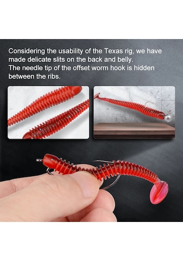 Deniz Balıkçılığı İçin Meredith-yumuşak Silikon Yem, Sazan Balıkçılığı İçin S03 55mm 100pcs