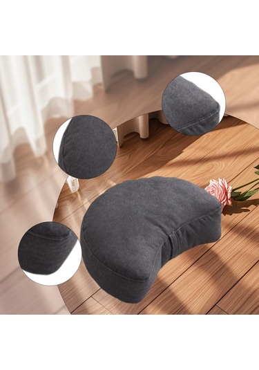 Suntek Zemin Yastık Dekorasyonu Meditasyon Oturma Odası Ofis Koyu Gri