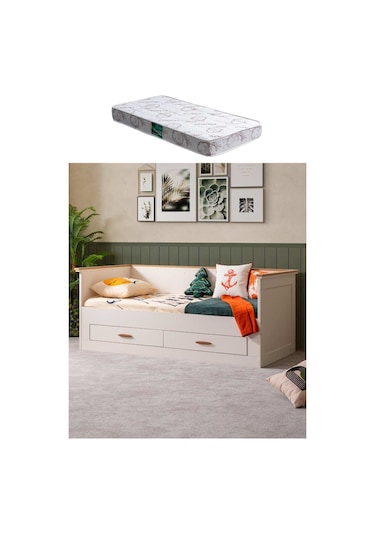 Çekmeceli Karyola, Roma Yavrulu Yatak + Comfort Yatak