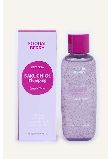 Defacto EQQUALBERRY Bakuchiol Plumping Capsule Toner 150 ml-Hyaluronik Asit,Madecassoside ve Seramid İçerikli Tonik H6478AXNS