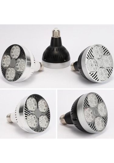 Novahub 35w Siyah E27 Led Par30 Spot Lamba - Beyaz Işık - Ev Ve Stüdyo İçin Hafif Ve Parlak