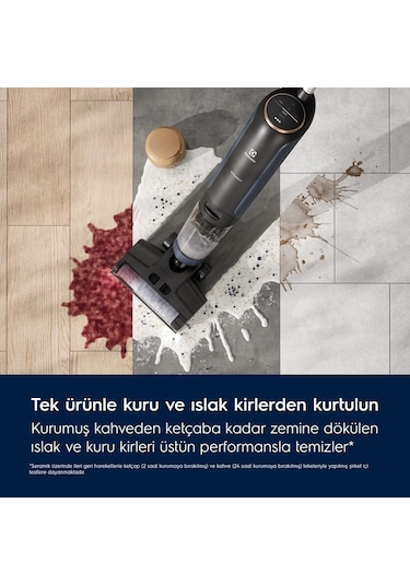 Electrolux Ultimate 800  EW81U3DB 21.6 V Islak Ve Kuru Dikey Şarjlı Süpürge