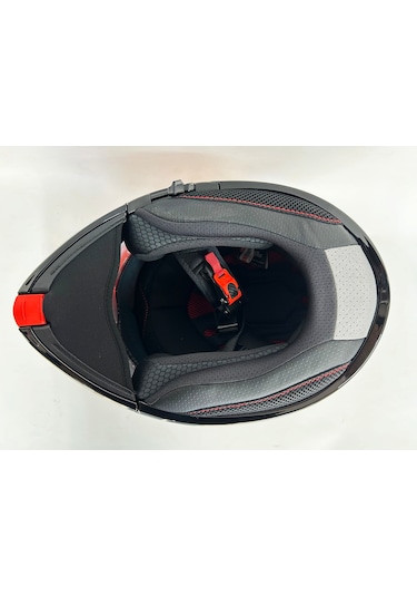 Mt Genesis Sv Atempob2 Parlak Renk Çene Açılır Iç Güneş Vizörlü Motosiklet Kaskı Siyah Gri