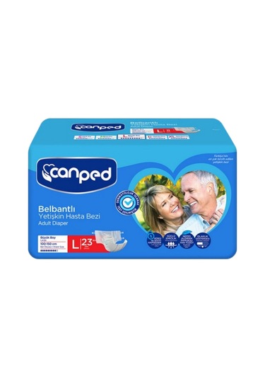 Canped Belbantlı Yetiştkin Hasta Bezi L 23'lü