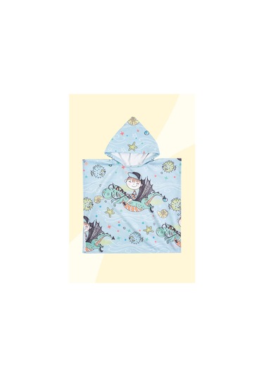 Plaj Havlusu Bebek Çocuk Panço 2-3 Dragon