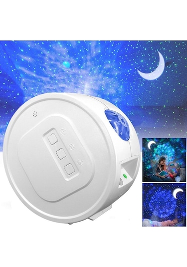 Bring Starry Şarjlı Okyanus Yıldızlı Gökyüzü Projeksiyon Işık Gec Çok Renkli