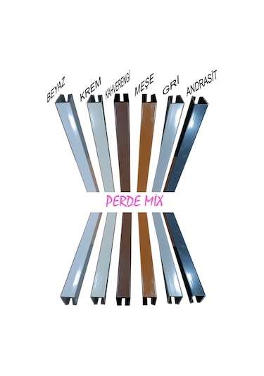 Perdemix Ahşap Rustik Rayı