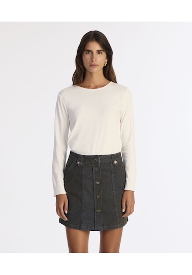 Yargıcı Düz Normal Bel Etek 25kket4020x 516 Lacivert