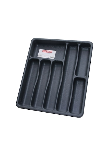 Gri - 7 Bölmeli Çekmece İçi Kaşıklık 5256 Çok Renkli