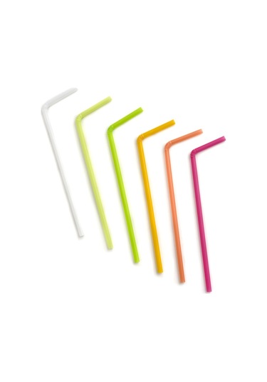 Frozen Karışık Renkli Körüklü Pipet 230x6mm 100 Adet 100 Adet